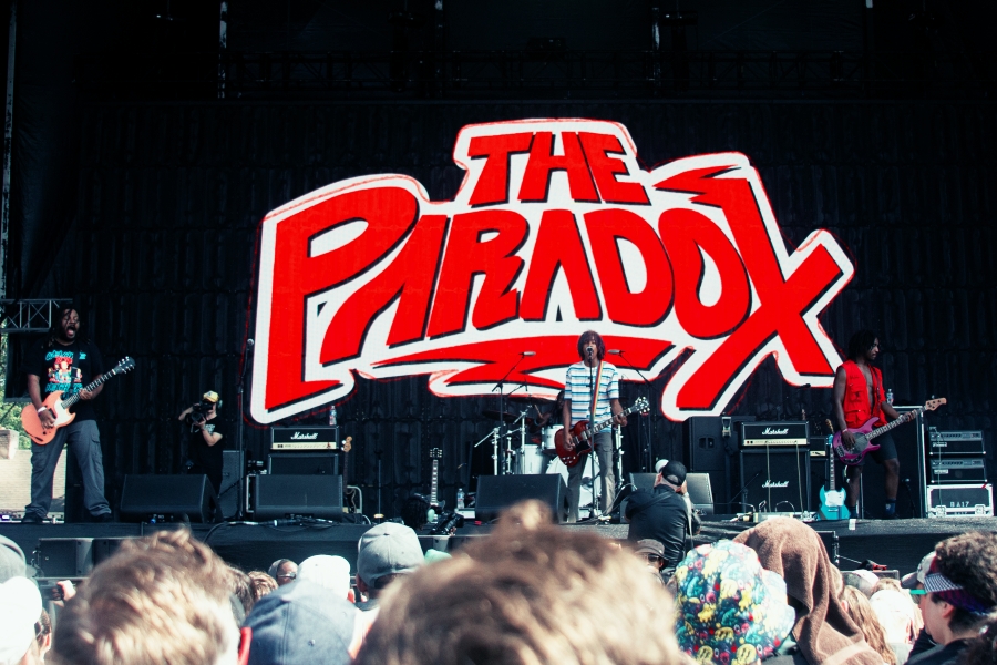 The Paradox playing live